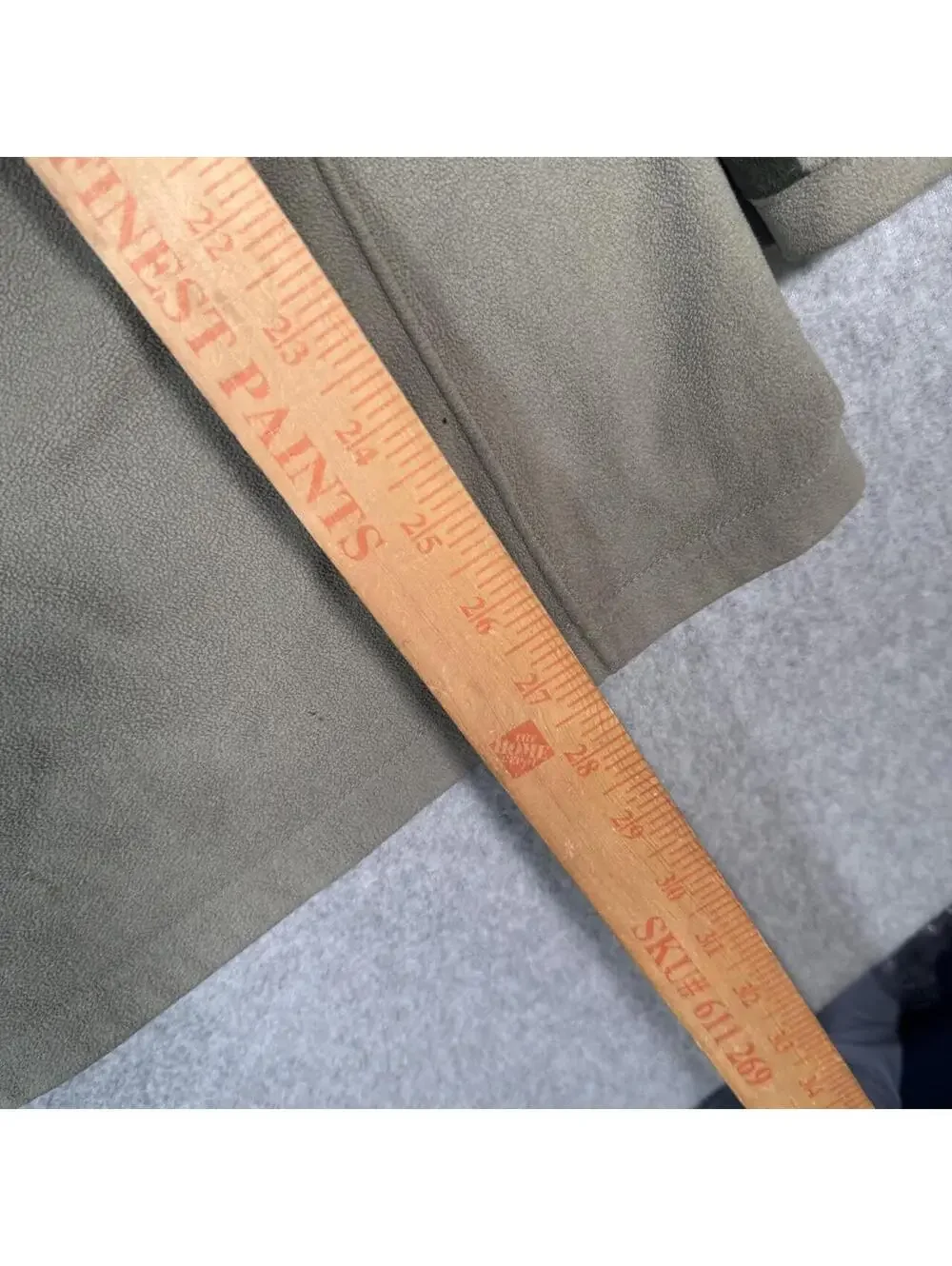 Green north face fleece quarter zip